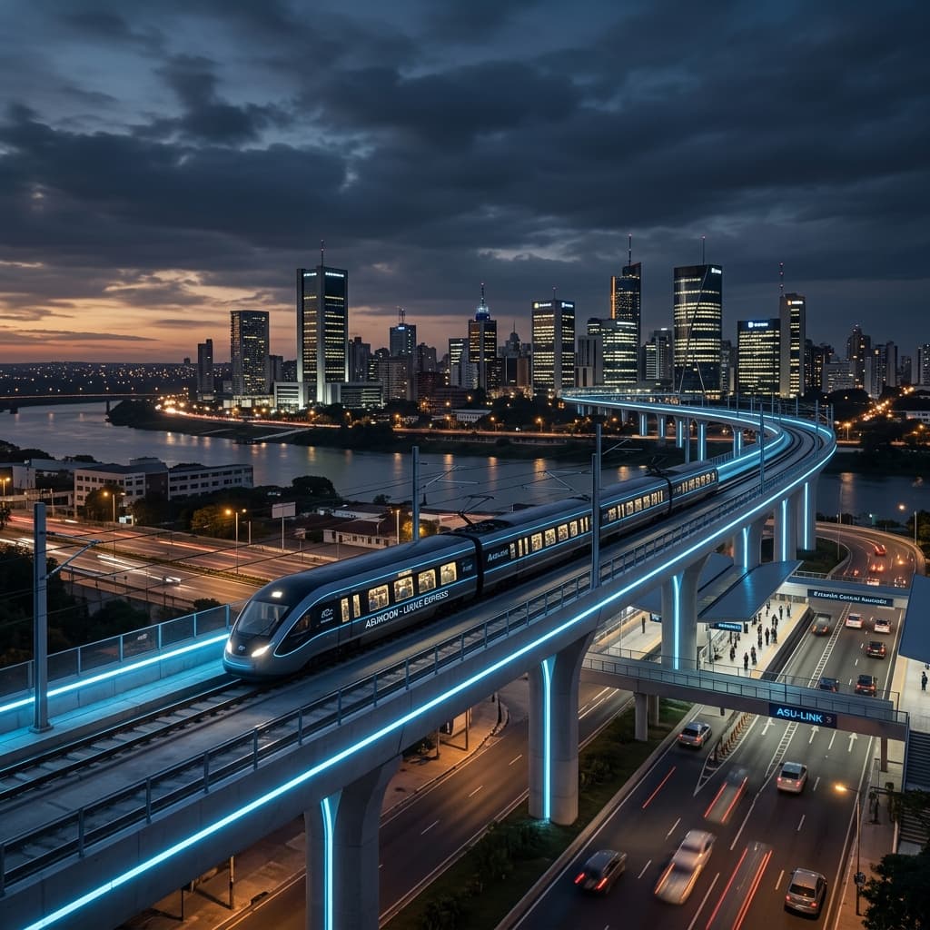 El Tren Que Va a Cambiar los Precios en Asunción: Análisis Exhaustivo de Impacto Inmobiliario 2026-2036